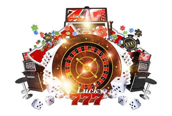 Player decision screen for Three Card Poker play or fold